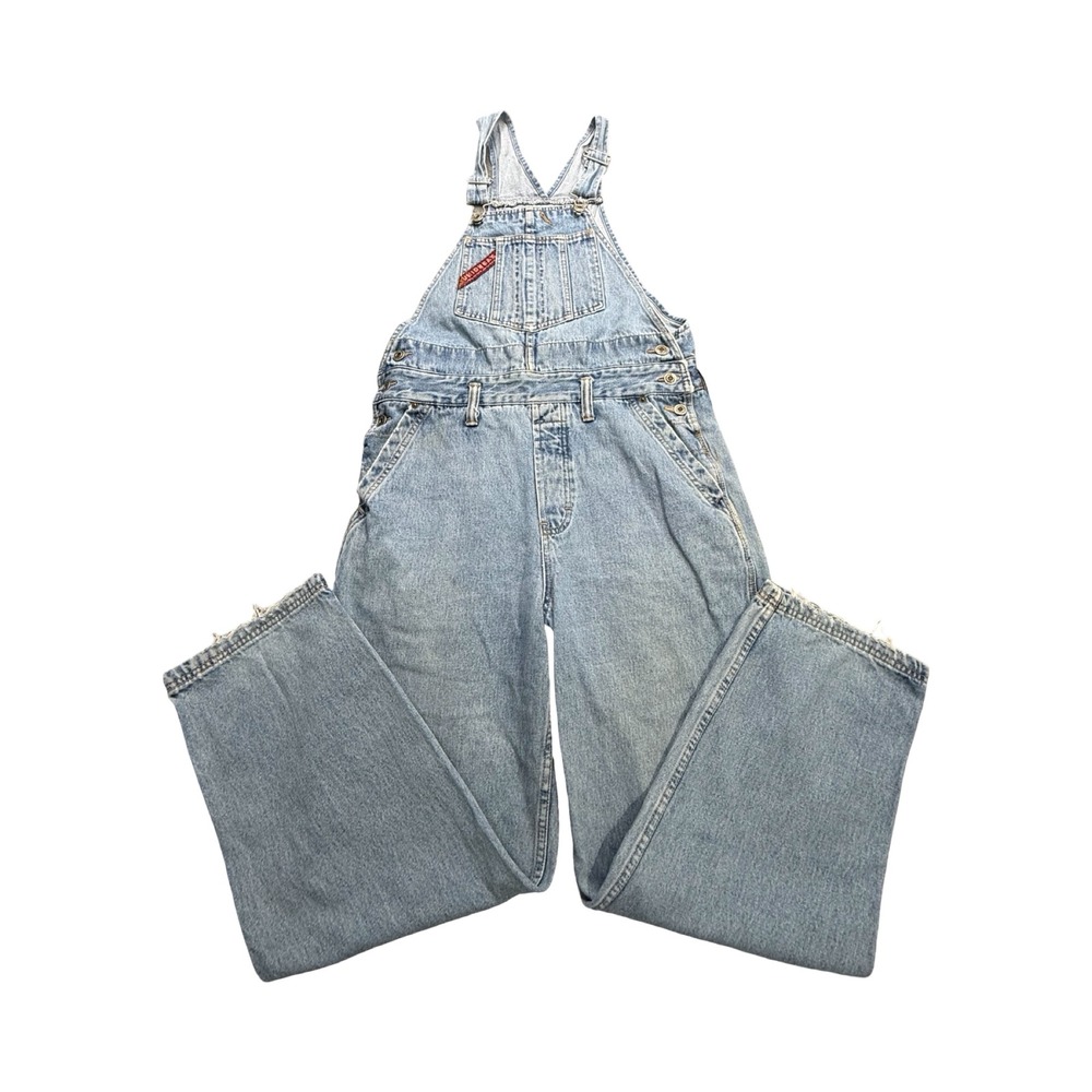 Unionbay Denim Overalls Womens Small 30x27 Light Wash Cotton Carpenter Vintage